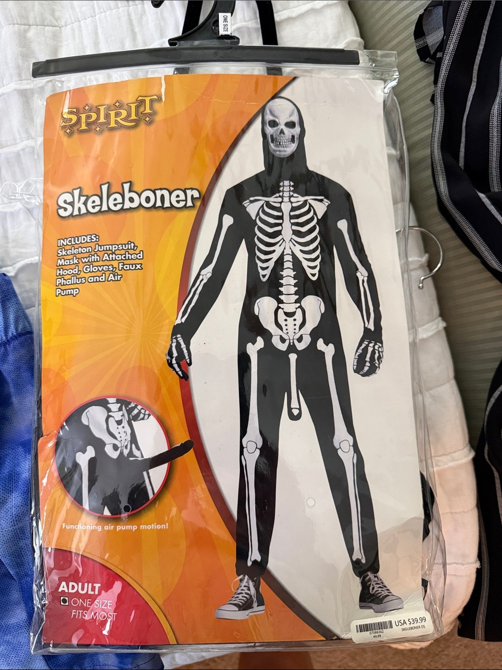 Spirit Skeleboner Costume - Black & White